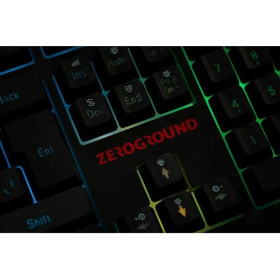 Zeroground KB-3200G Tonado Gaming Μηχανικό Πληκτρολόγιο με Outemu Red διακόπτες και RGB φωτισμό (Αγγλικό US)