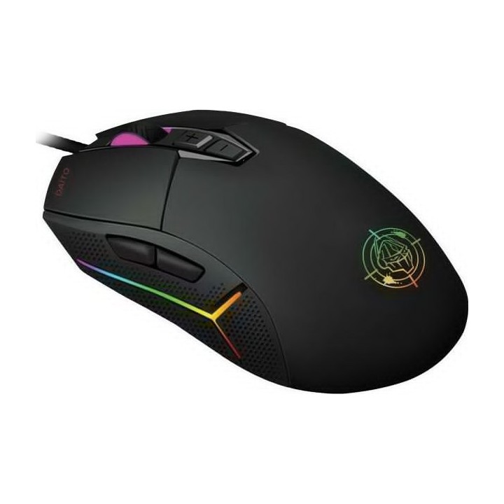 Zeroground MS-4000G Daito RGB Gaming Ποντίκι 10000 DPI Μαύρο Ενσύρματο