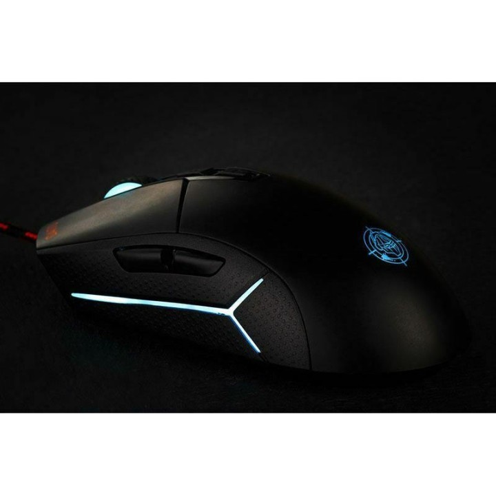 Zeroground MS-4000G Daito RGB Gaming Ποντίκι 10000 DPI Μαύρο Ενσύρματο