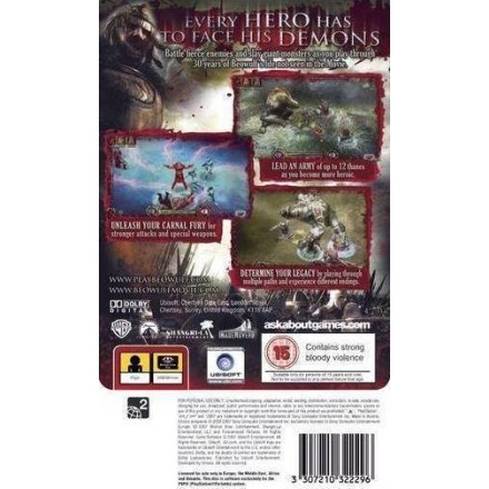 Beowulf The Game PSP GAMES Used-Μεταχειρισμένο