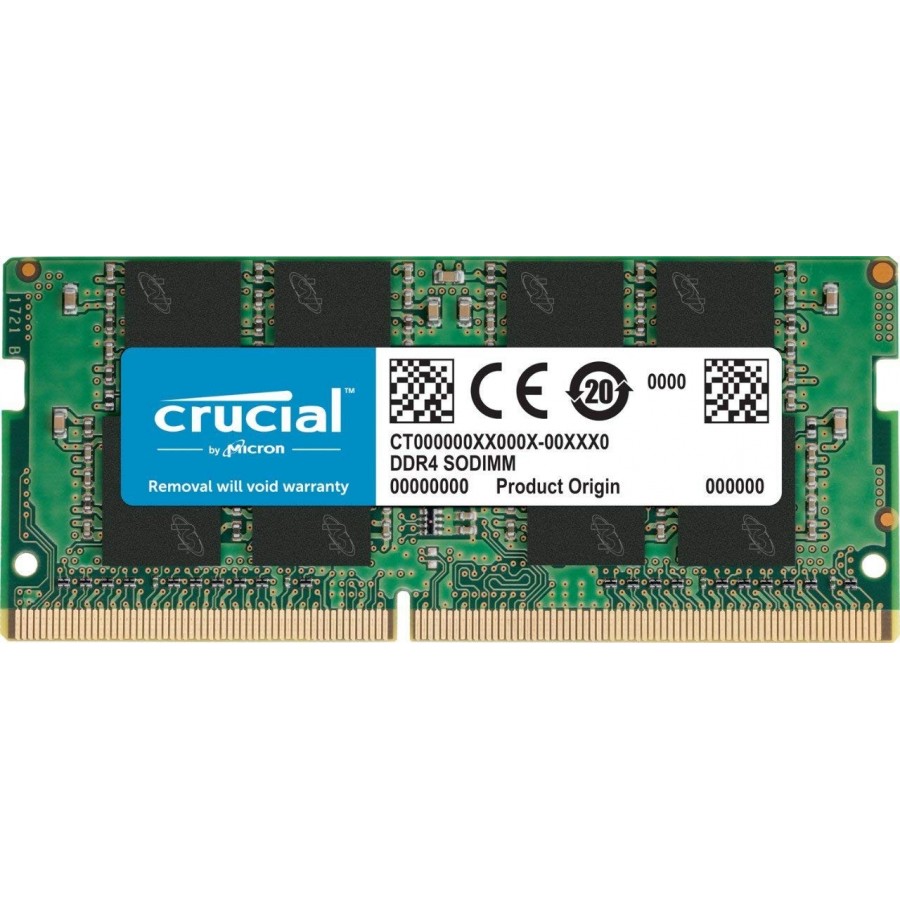 Crucial 4GB DDR4 RAM με Συχνότητα 2400MHz για Laptop(CT4G4SFS824A)