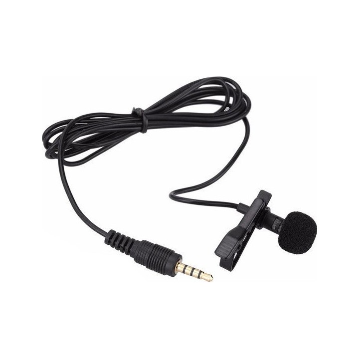 POWERTECH Καλώδιο 3.5mm με ενσωματωμένο clip-on μικρόφωνο, 1.5m(CAB-J034)
