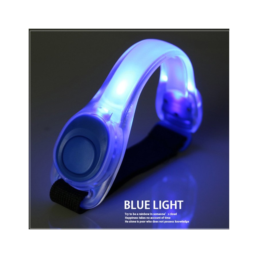 LED armband BIKE-0040, 2 λειτουργίες, 18.5 x 4cm, μπλε