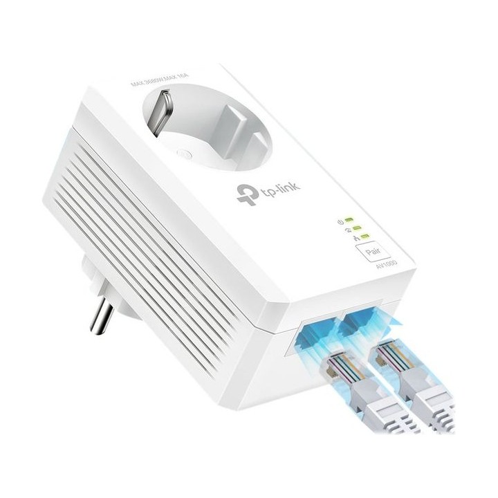 TP-Link Powerline 2xGigabit Extender AV1000 WPA7027 Kit V1.0 (TL-PA7027P)