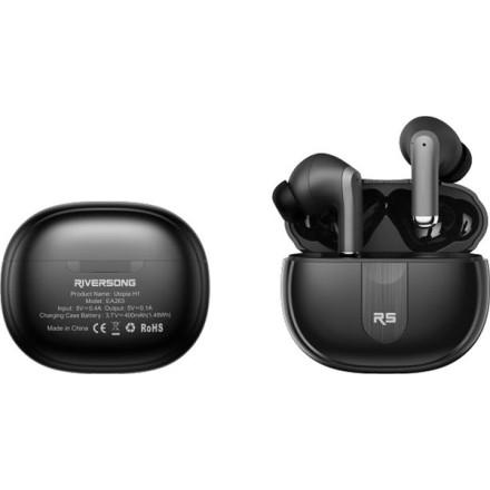 Riversong True Wireless Earphones Utopia H1 Black(EA263)
