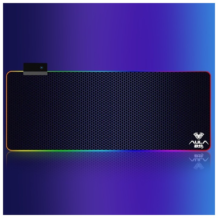 Aula F-X5 Gaming Mouse Pad XXL 800mm με RGB Φωτισμό Μαύρο(17526)