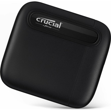 Crucial X6 USB 3.1 / USB-C Εξωτερικός SSD 500GB 2.5" Μαύρο(CT500X6SSD9)