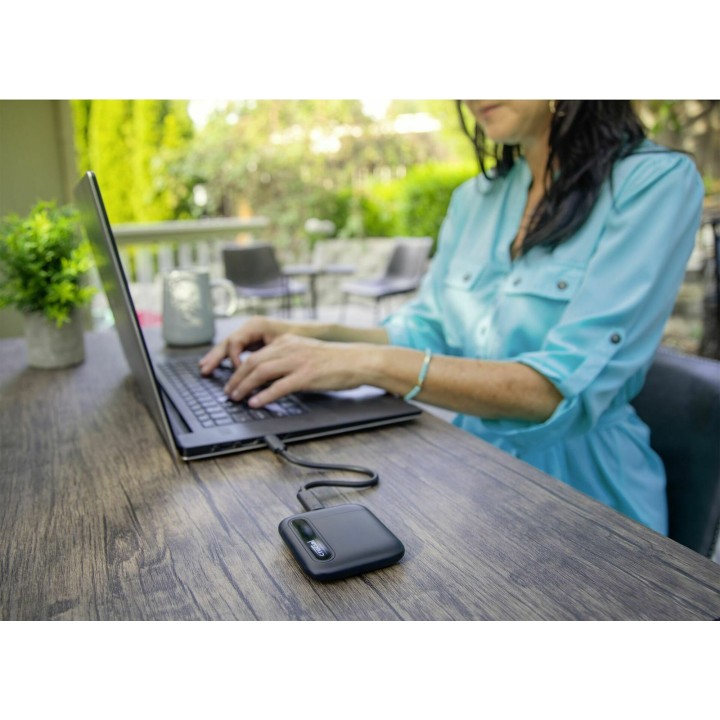 Crucial X6 USB 3.1 / USB-C Εξωτερικός SSD 500GB 2.5" Μαύρο(CT500X6SSD9)