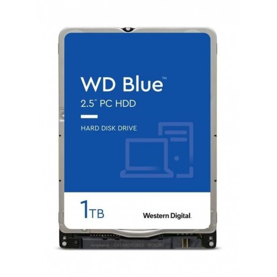 Western Digital Blue 1TB HDD Σκληρός Δίσκος 2.5" SATA III 5400rpm με 128MB Cache για PS4 / Desktop / Laptop(WD10SPZX)