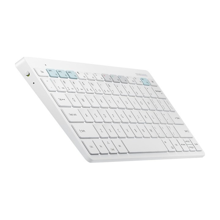 Samsung Multi Trio Ασύρματο Bluetooth Πληκτρολόγιο Αγγλικό US Λευκό(EJ-B3400UWEGEU)