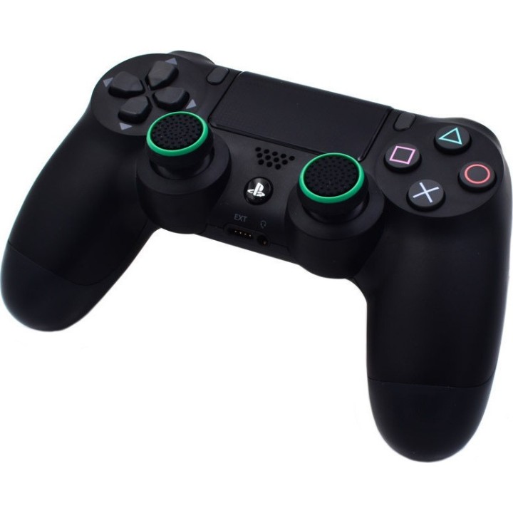 Σετ Τάπες Σιλικόνης για Joystick Χειριστηρίων PS, PS2, PS3, PS4, XBOX ONE - Μαύρο, Πράσινο 2τμχ