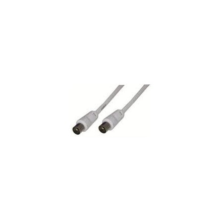 Καλώδιο Coaxial κεραίας RF τηλεόρασης ANTENNA CABLE M/M BLACK 5M