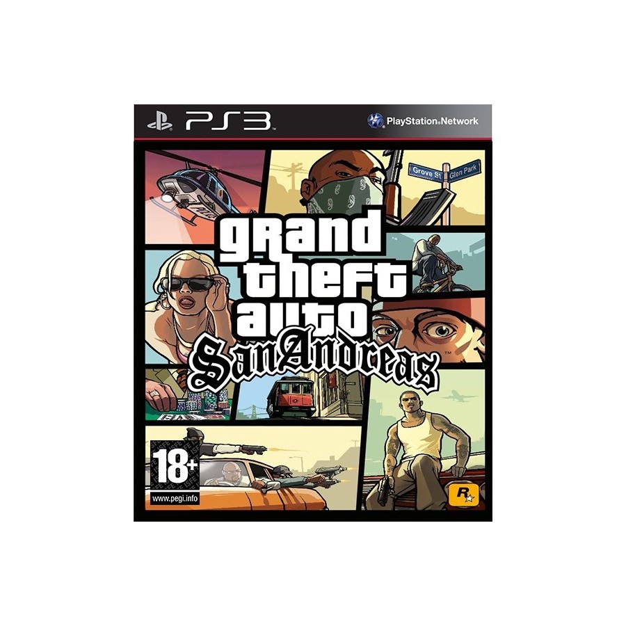 Grand Theft Auto San Andreas PS3 GAMES
