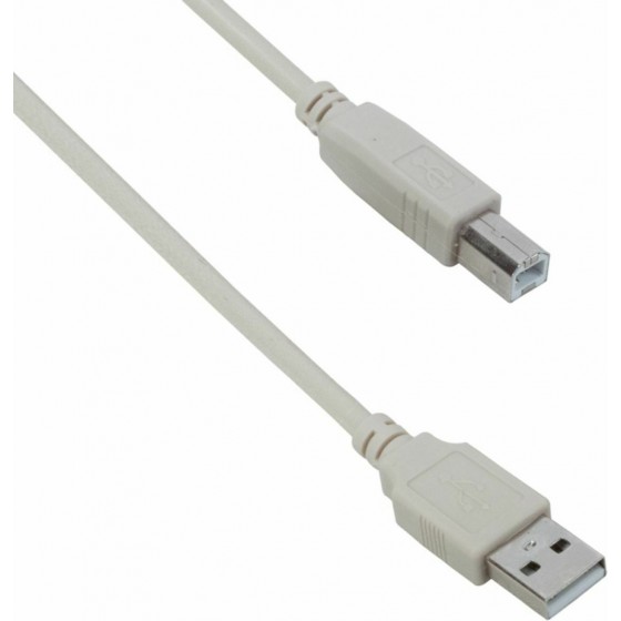 Καλώδιο USB 2.0 σε εκτυπωτή 3 μέτρα χρώμα Λευκό(18075)