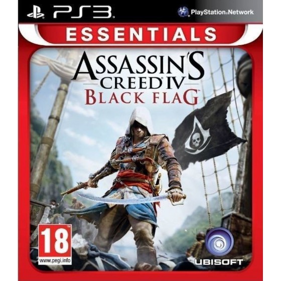 ASSASSINS CREED 4 BLACK FLAG ESSENTIALS PS3 GAMES Used-Μεταχειρισμένο(BLES-01882/E)
