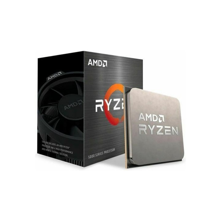AMD Ryzen 5 5600X 3.7GHz Επεξεργαστής 6 Πυρήνων για Socket AM4 σε Κουτί με Ψύκτρα(100-100000065BOX)