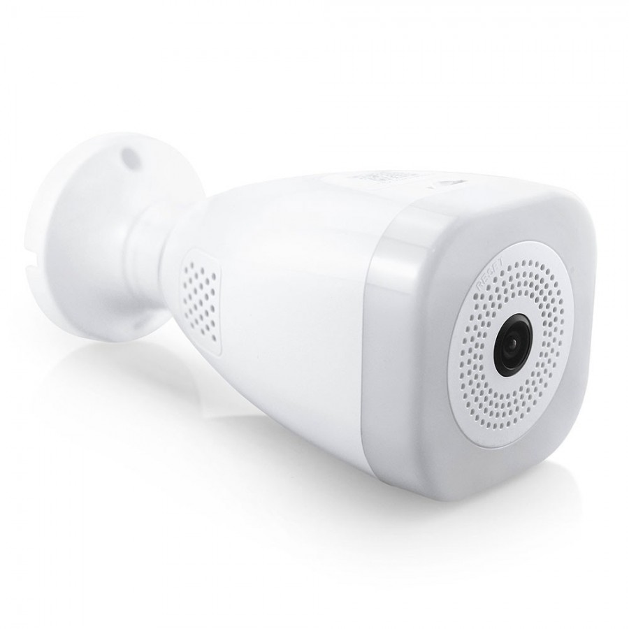 Smart security camera No brand PST-F30A-3MP, 3.0Mp, Fisheye, For socket E27, Wi-Fi, Tuya Smart, White(91030)