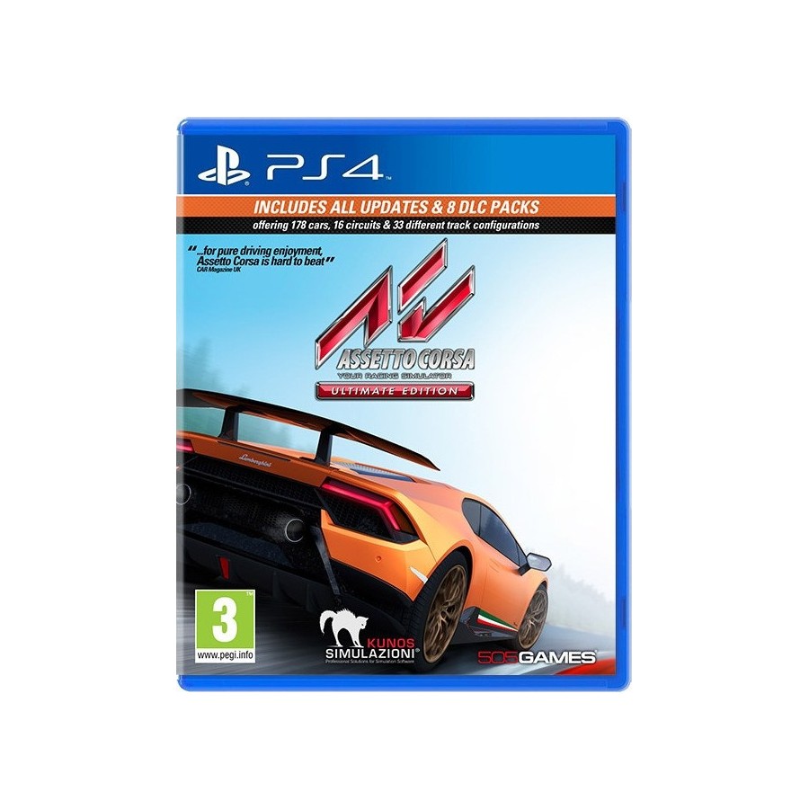 Assetto Corsa Ultimate Edition PS4 Game
