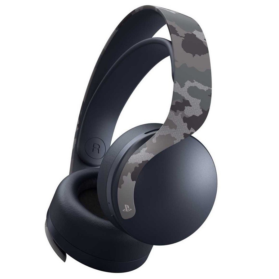 Sony PlayStation 5 Pulse 3D Wireless Over Ear Gaming Headset με σύνδεση 3.5mm / USB Gray Camouflage