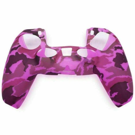 Θήκη Σιλικόνης για Χειριστήριο PS5 Pink Camouflage