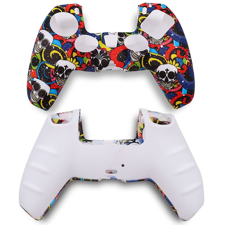 Αντιολισθητική προστατευτική θήκη για Sony Playstation 5 Ελεγκτή DualSense Multicolor σχέδιο