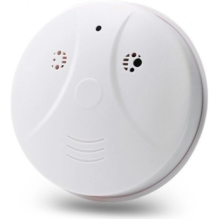 Κρυφή κάμερα τύπου ανιχνευτή καπνού SPY-014, Full HD, Wi-Fi, λευκή