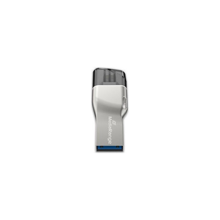 MediaRange USB 3.0 Combo Flash Drive with Apple Lightning plug 32GB (MR982)