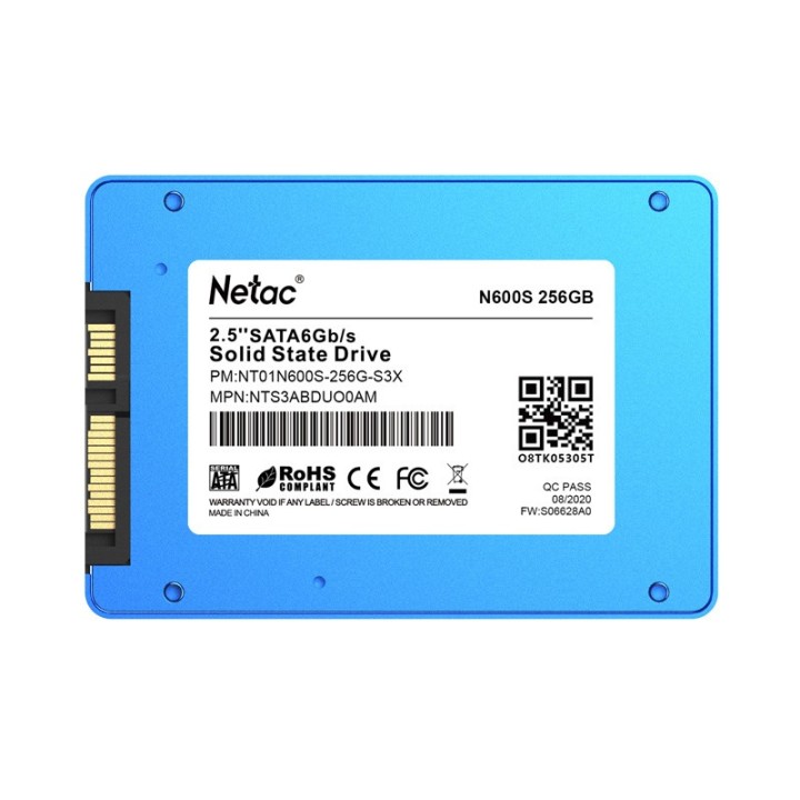 Netac N600S SSD 256GB 2.5'' SATA III N600S(NT01N600S-256G-S3X)