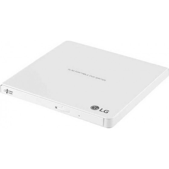 H-L DS External DVD-RW Recorder Slim White (GP57EW40)