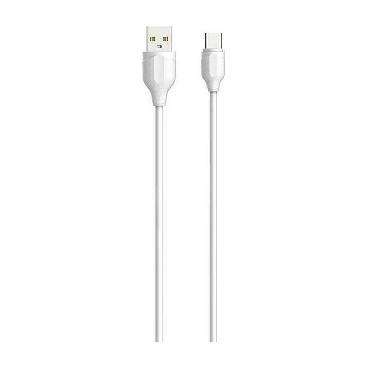 Ldnio LS371 Regular USB 2.0 to micro USB Cable Λευκό 1m