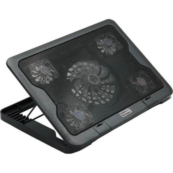 TY-SY-C5 Cooling Pad για Laptop έως 15.6" με 5 Ανεμιστήρες και Φωτισμό
