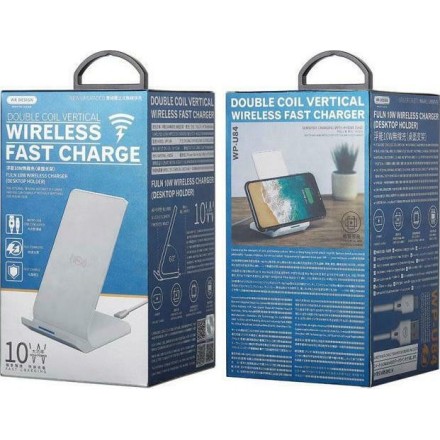 WK Ασύρματος Φορτιστής (Qi Pad) 10W Quick Charge 2.0 Λευκός (WP-U84)