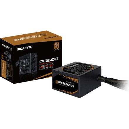 Gigabyte P650B 650W Τροφοδοτικό Υπολογιστή Full Wired 80 Plus Bronze