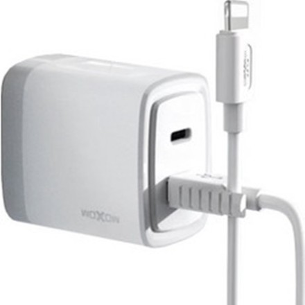 MOXOM MX-CB149 Hook Lightning USB Data Cable / 3A Qualcomm 3.0 Quick Fast Charging / White 1Μέτρο
