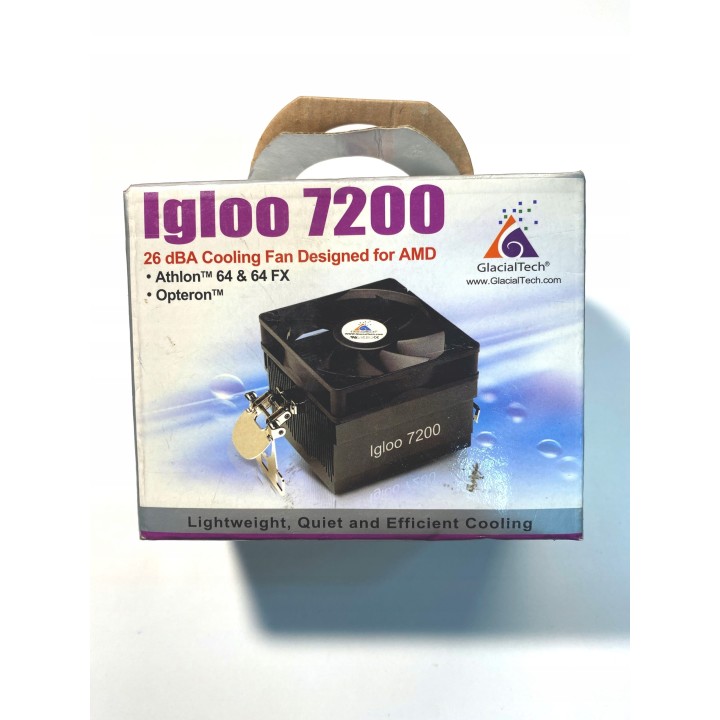 GlacialTech Igloo 7200 ΣΥΣΤΗΜΑ ΨΥΞΗΣ ΓΙΑ ΕΠΕΞΕΡΓΑΣΤΕΣ AMD ΜΕ SOCKET 754 KAI 939. 