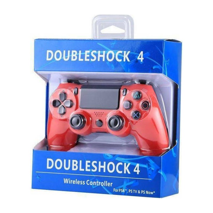 Ασύρματο Χειριστήριο Doubleshock 4 Bluetooth για PS4 Χρώμα Κόκκινο