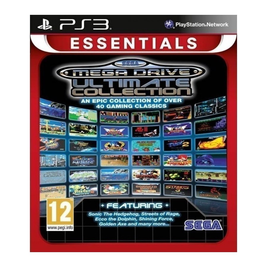 SEGA Mega Drive Ultimate Collection (Essentials) Ultimate Edition PS3 Game Used-Μεταχειρισμένο(BLES-00475/E)