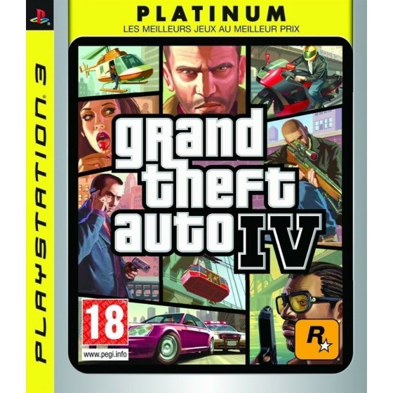 Grand Theft Auto (GTA) IV Platinum Games PS3 Game Used-Μεταχειρισμένο(BLES-00229)