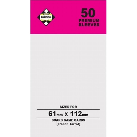 Kaissa Premium Sleeves 61x112mm French Tarrot(KA112349)