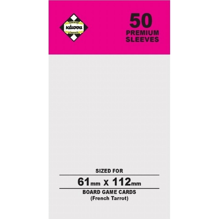 Kaissa Premium Sleeves 61x112mm French Tarrot(KA112349)
