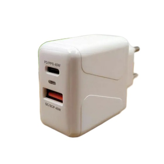 MOXOM Home Charger 45W PD USB-C + USB White (EU)(MX-HC98)