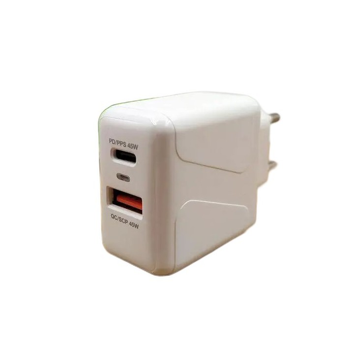 MOXOM Home Charger 45W PD USB-C + USB White (EU)(MX-HC98)