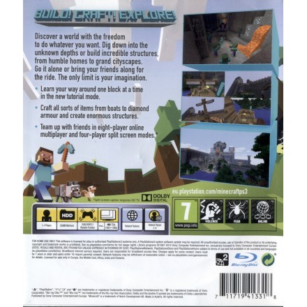 Minecraft Playstation 3 Edition PS3 GAMES