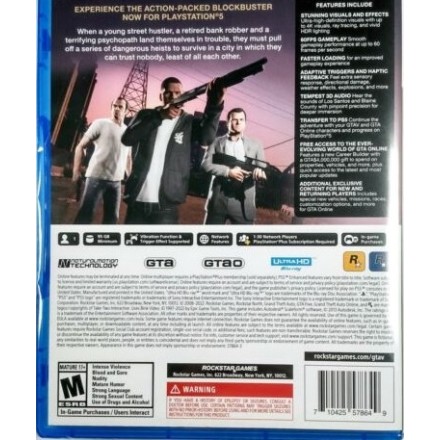 Grand Theft Auto V PS5 Game