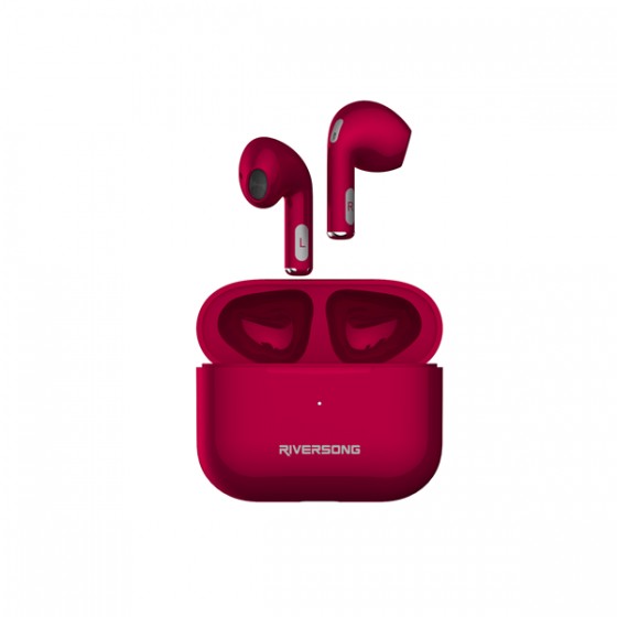 Riversong True Wireless Earbuds Air Mini Pro Red Magenta(EA208R)