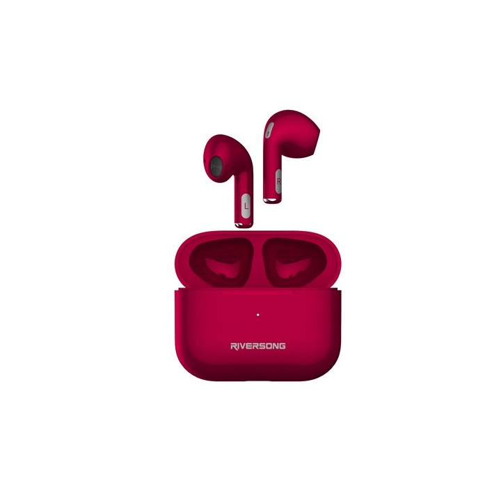 Riversong True Wireless Earbuds Air Mini Pro Red Magenta(EA208R)