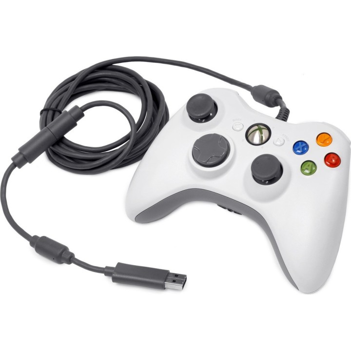 Ενσύρματο Gamepad για PC / Xbox 360 Λευκό HS-USB122