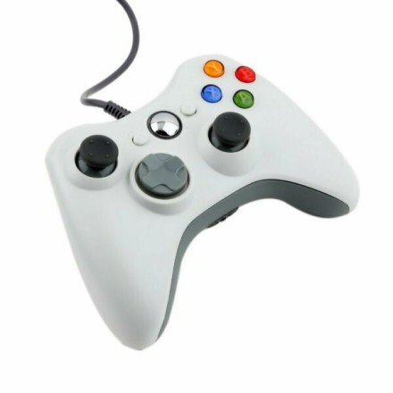 Ενσύρματο Gamepad για PC / Xbox 360 Λευκό HS-USB122