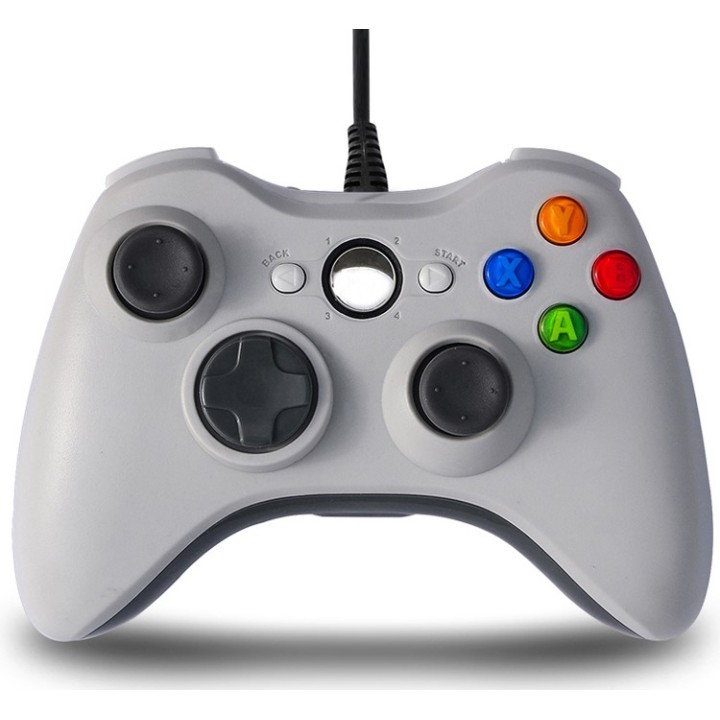 Ενσύρματο Gamepad για PC / Xbox 360 Λευκό HS-USB122