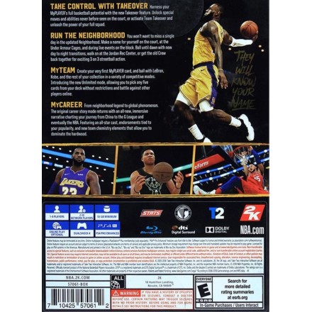 NBA 2K19 PS4 GAMES Used-Μεταχειρισμένο(CUSA-12525)